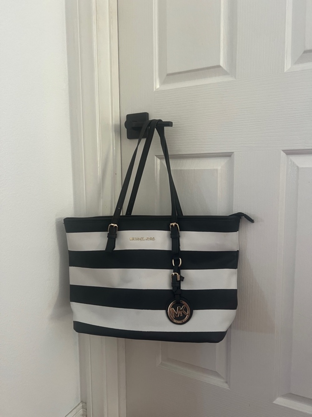 Michael Kors Striped Tote